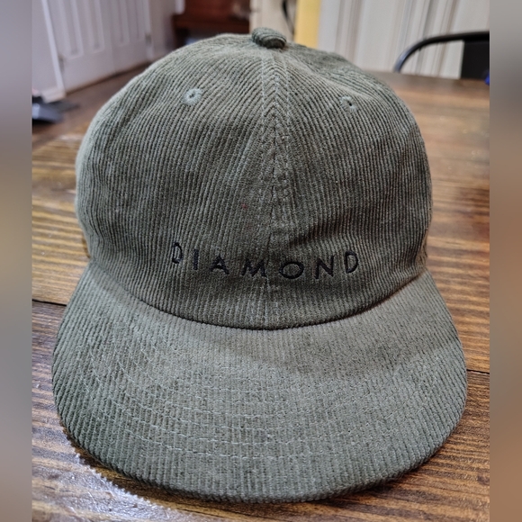 Diamond Supply Co. Other - Diamond Supply Hat Green Corduroy Logo